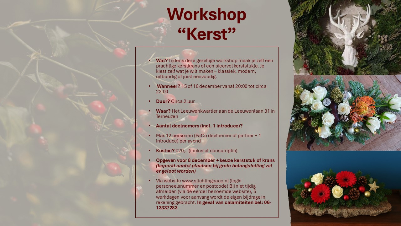 Workshop Kerst